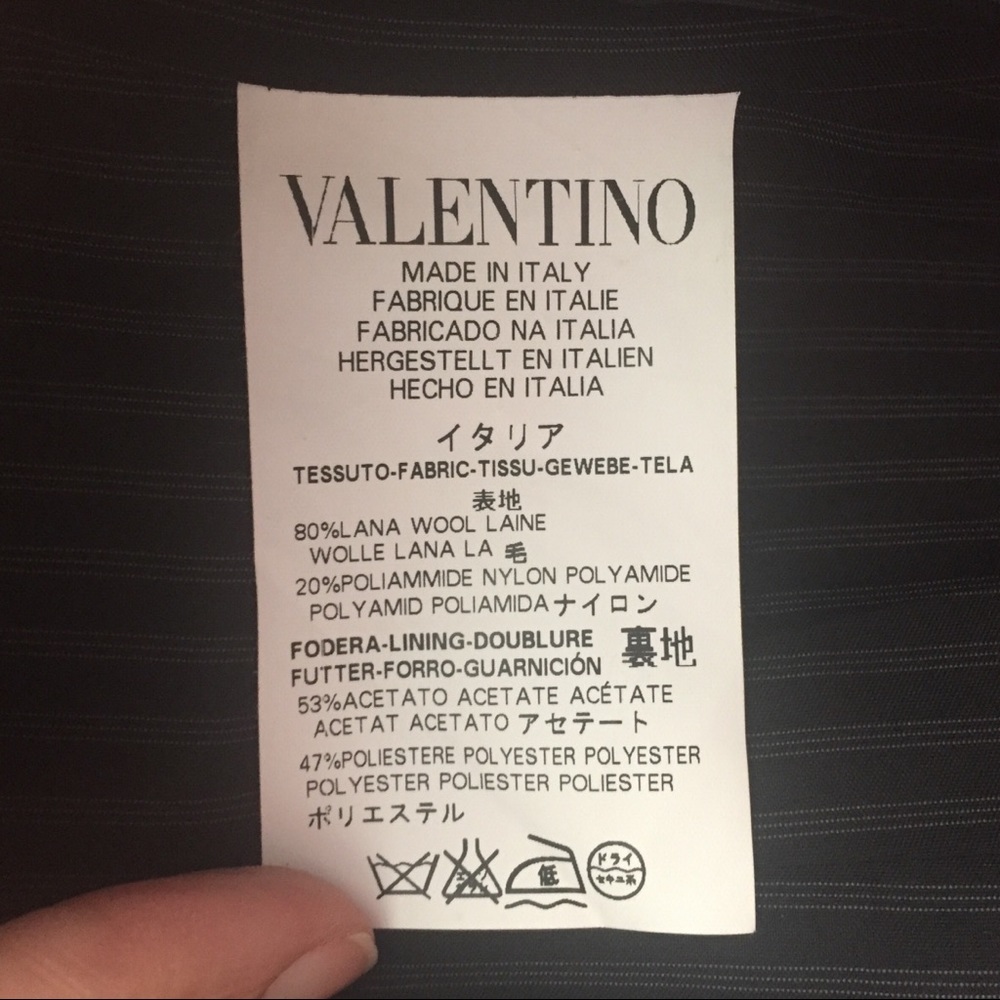 Red Valentino Wool Coat with Ruffle Trim - Picture 3 of 6
